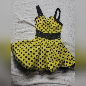 Girls bumblebee dance dress